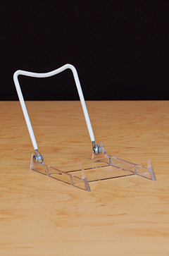 Acrylic Hinged Mini Easels 2-7/8 x 2-1/8 - The Fixture Zone